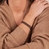 Trinité | Or rose x bronze à canon | Bracelet Triple Rang